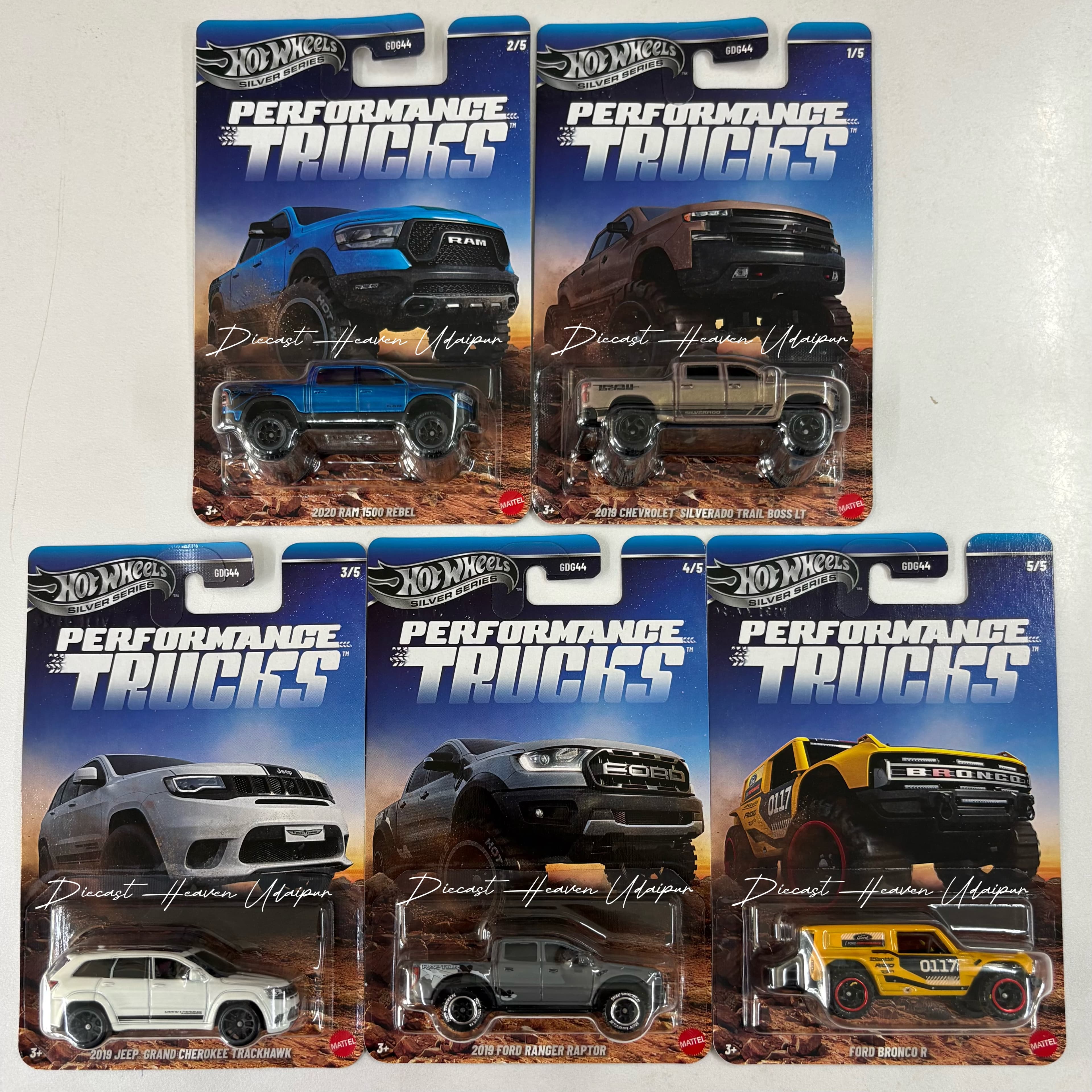 Performance Trucks Assortment (Full Set of 5)