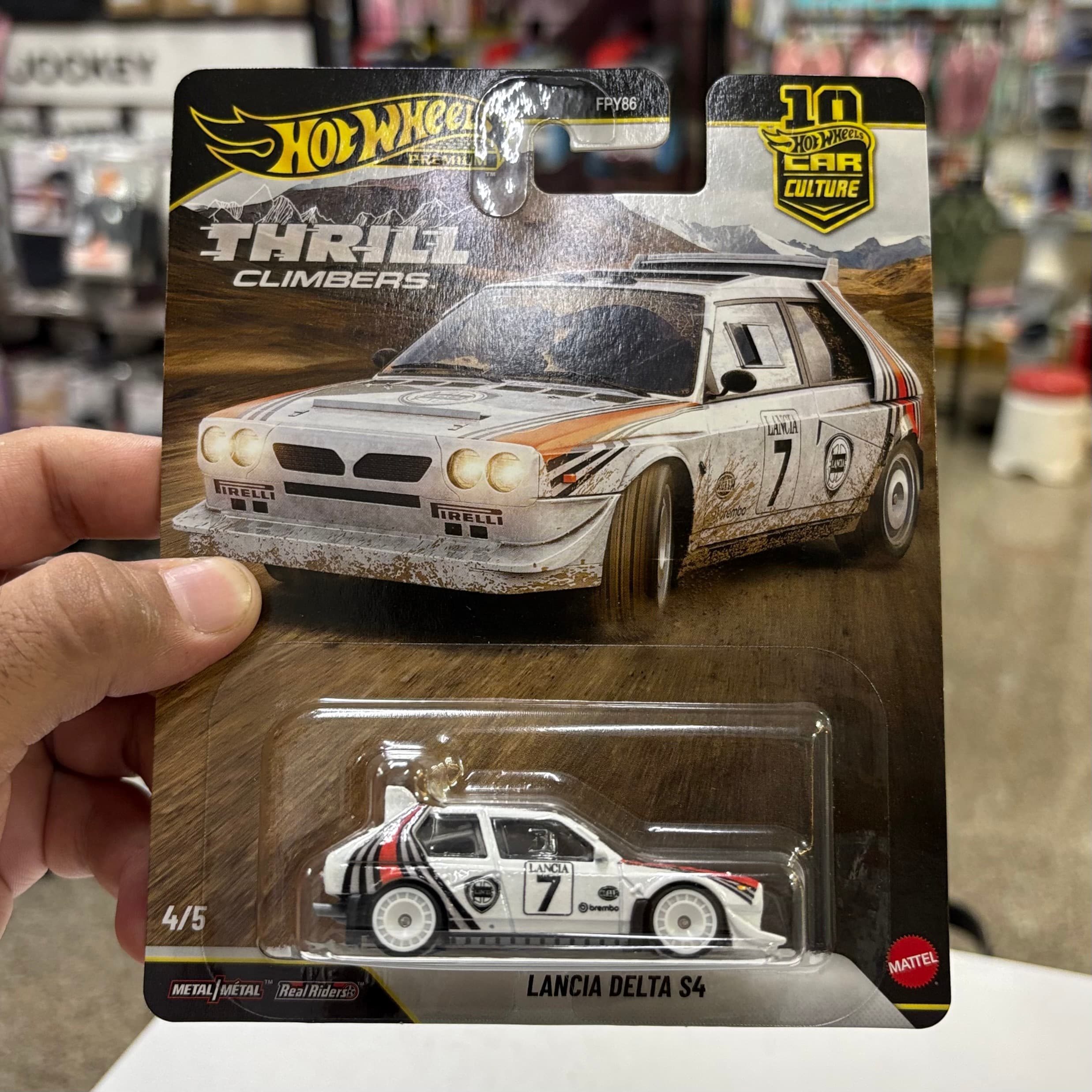 LANCIA DELTA S4 - Hotwheels Premium Thrill Climber