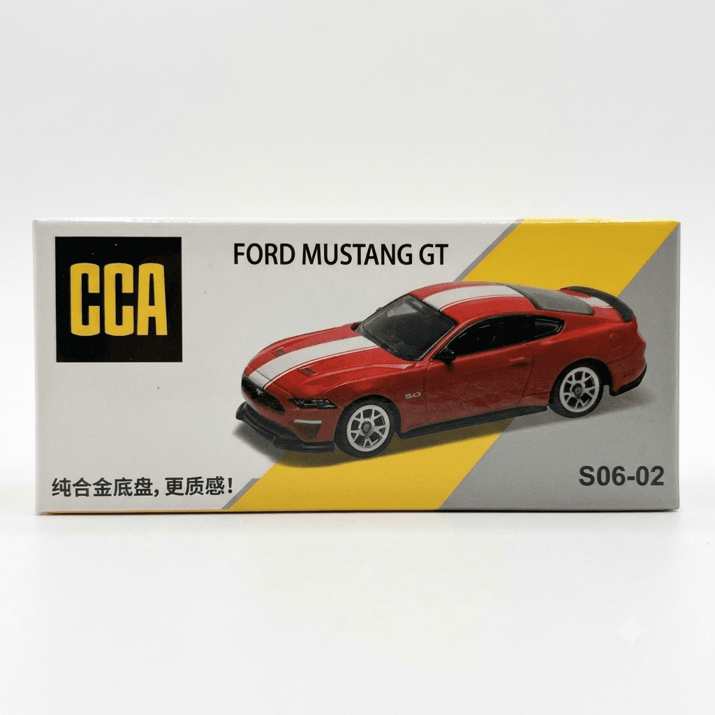 FORD MUSTANG GT - CCA 1:64 ( Red )